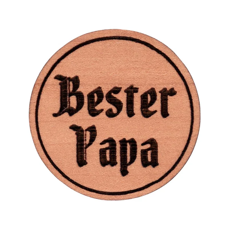 Bester Papa Pin | Holz