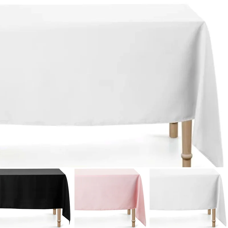 Stoff Tischdecke 180x300 cm | Unifarben