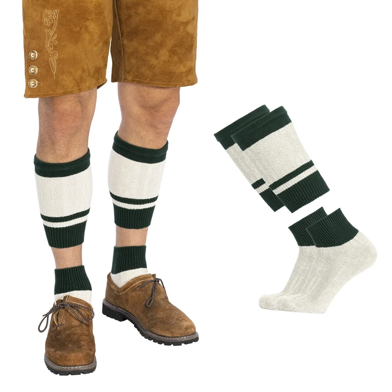 Socks Men Loferl Green White gift