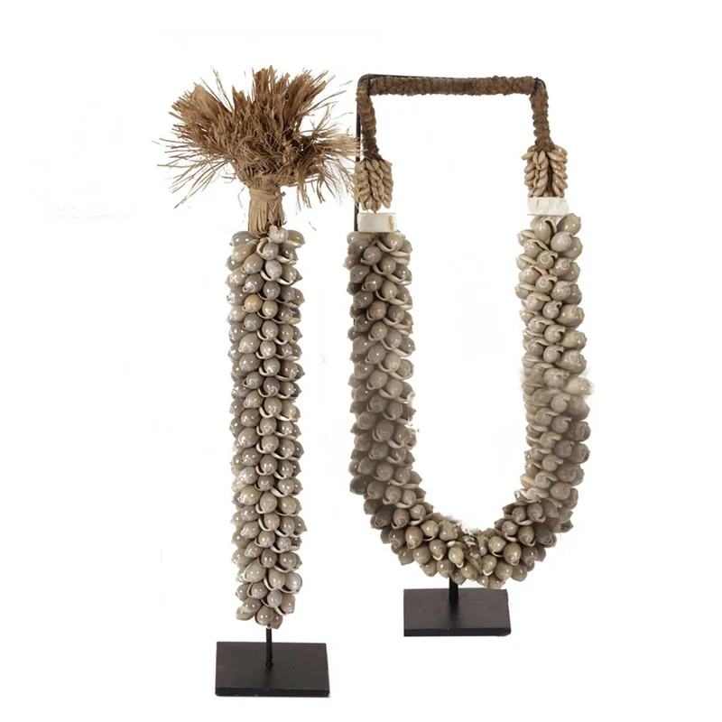 Muschelketten mit Perlmuttscheiben "Papua" 2-er SET