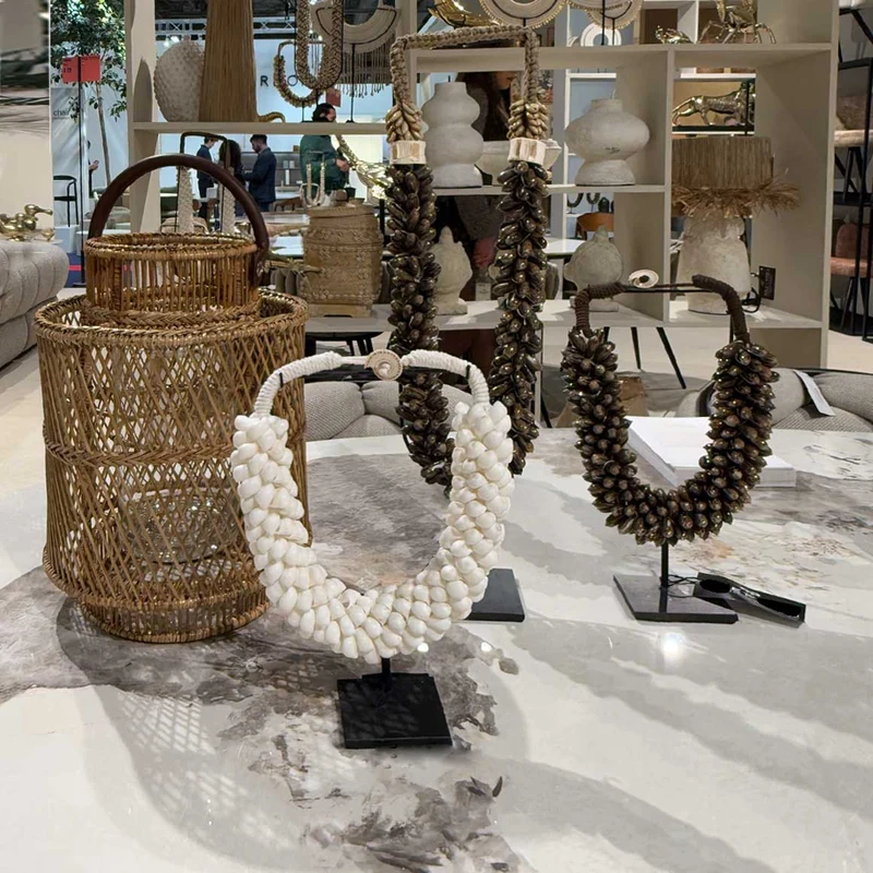 Muschelketten mit Perlmuttscheiben "Papua" 2-er SET