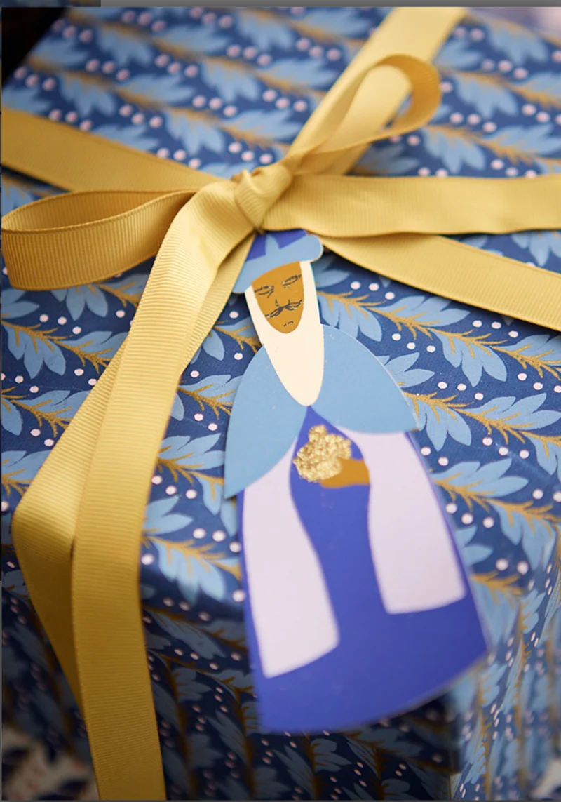 Weihnachtsanhänger Set „Heilige Drei Könige“ aus Papier – von Bungalow