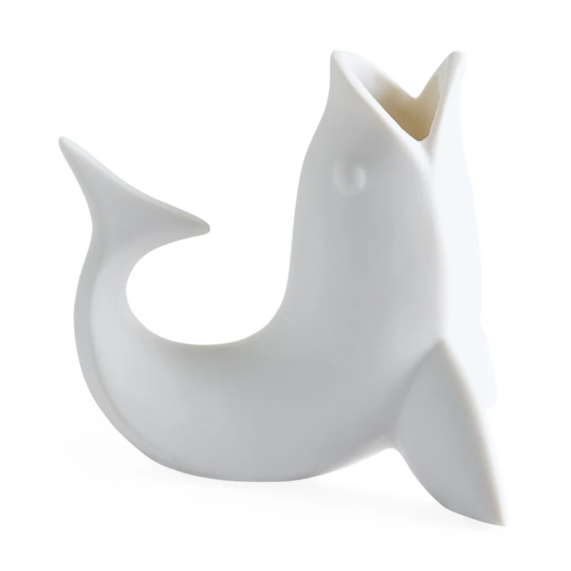 Vase FISH BUD weiß
