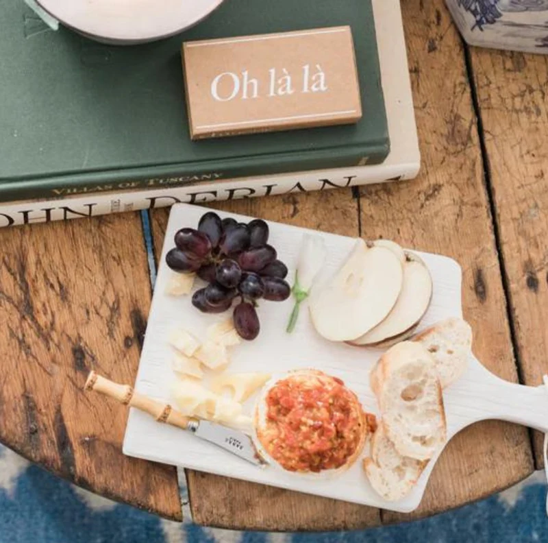 Weißes Mini Charcuterie Board