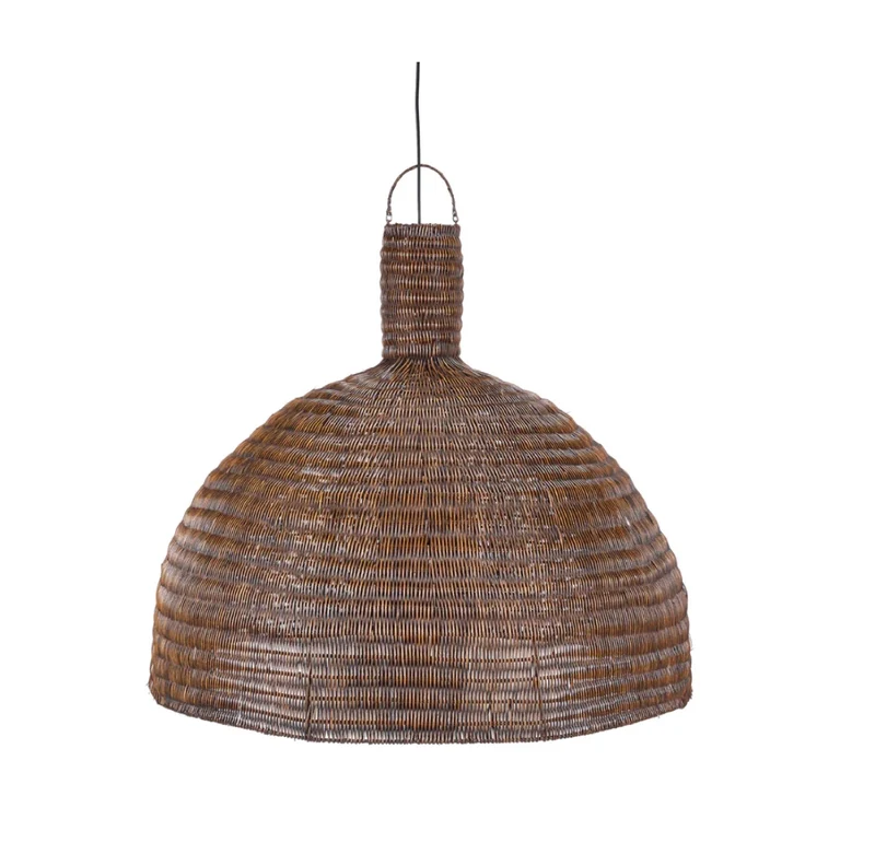 Dome-Pendelleuchte - Dunkle Walnuss - XL