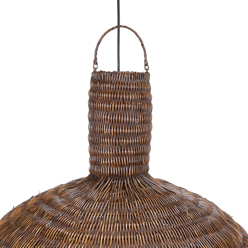 Dome-Pendelleuchte - Dunkle Walnuss - XL