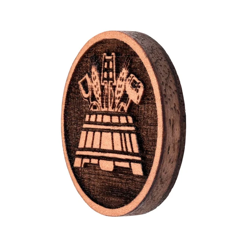 Zunftzeichen Brauer Pin | Holz