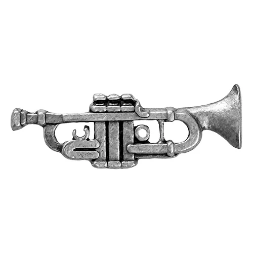 Trompete Pin | altsilber