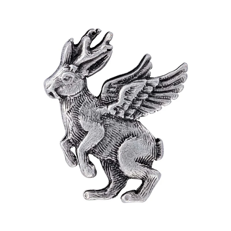 Wolpertinger Pin | altsilber