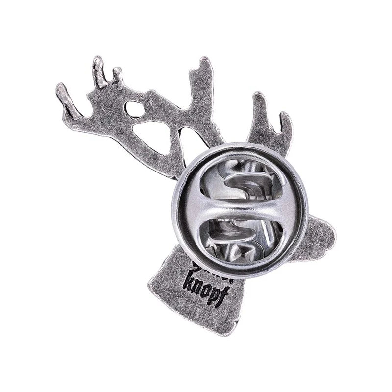 Hirsch Pin | altsilber