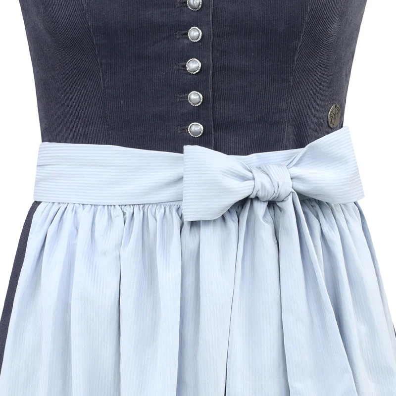 Teresa Bauer x MarJo Dirndl Navy Bloom 70 cm Marine Kollektion 2026