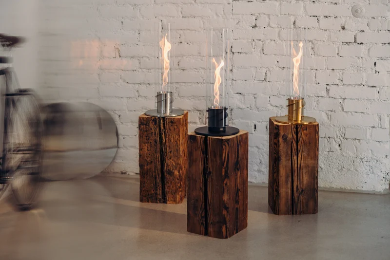 Höfats Spin Tischfeuer schwarz