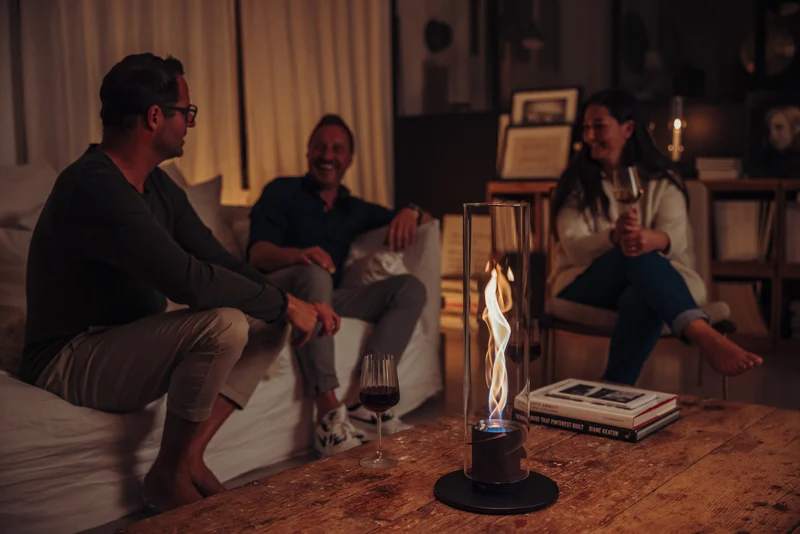 Höfats Spin Tischfeuer schwarz