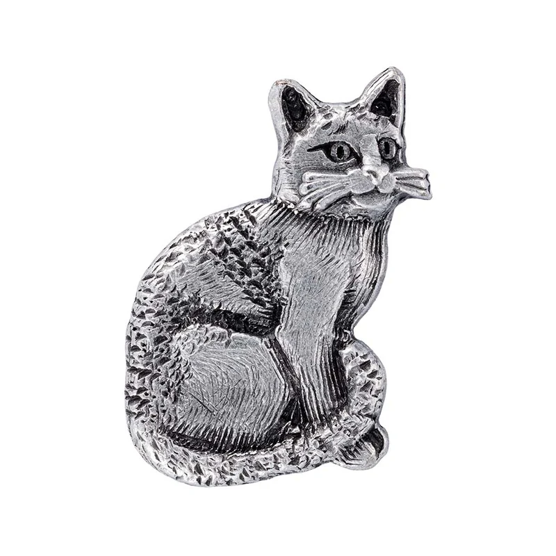Katze Pin | altsilber