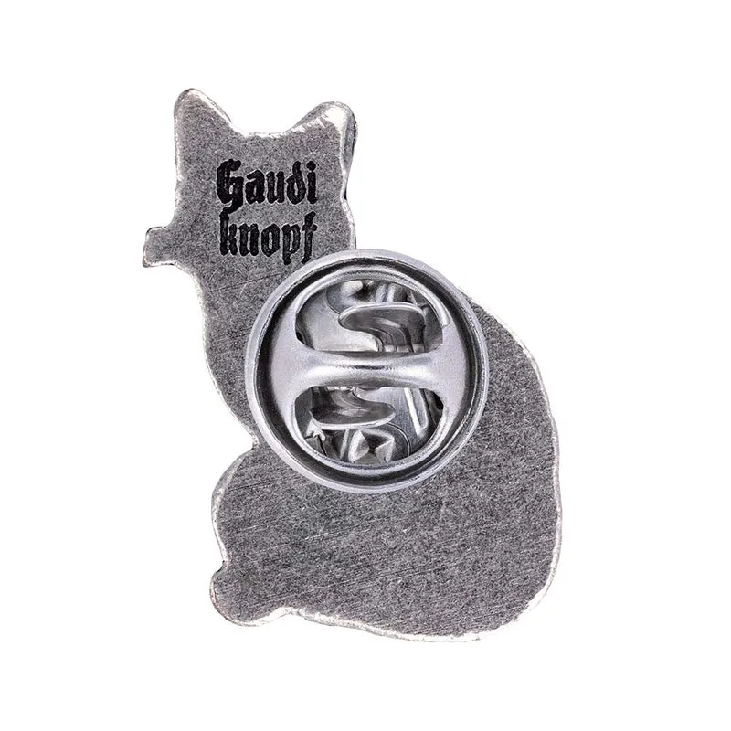 Katze Pin | altsilber