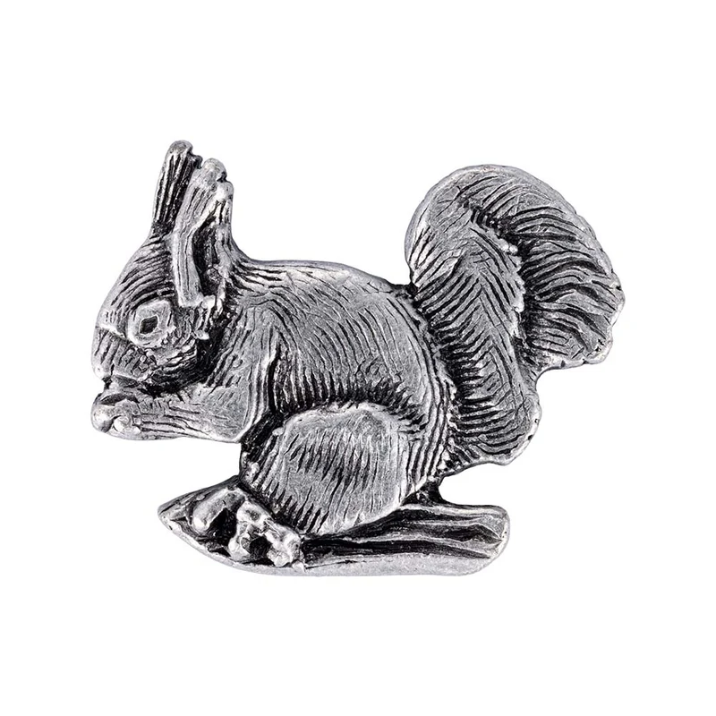 Eichhörnchen Pin | altsilber