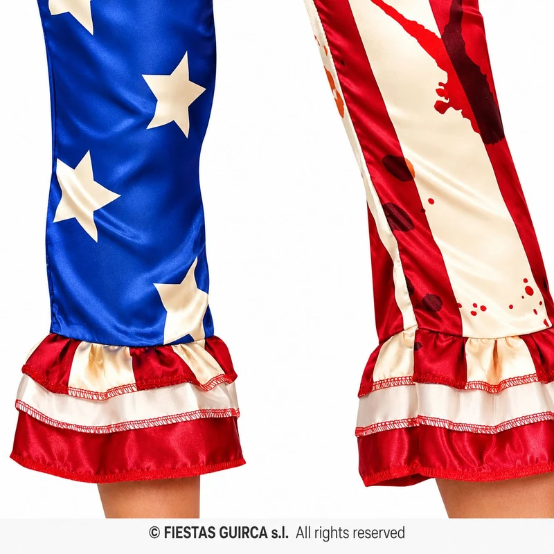 Halloween Damen Kostüm "Horror Clown USA" | 2-tlg.