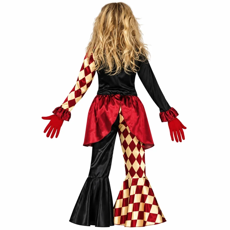 Halloween Kinderkostüm "Horror Clown Black Red" | 3-tlg.