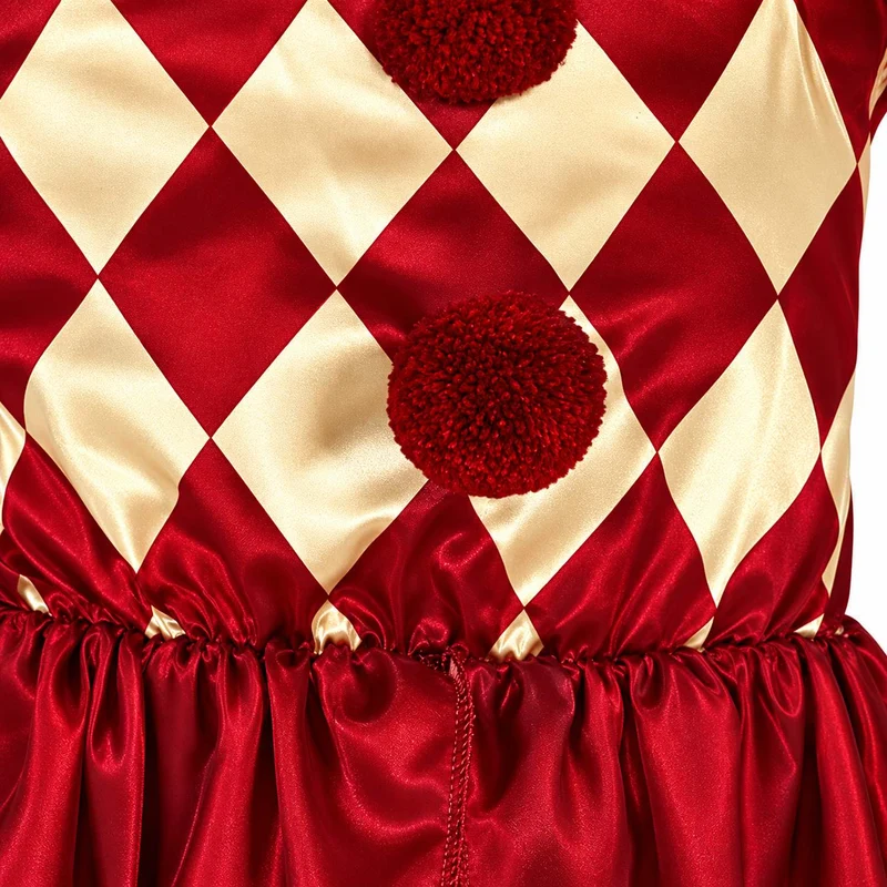 Halloween Kinderkostüm "Horror Clown Black Red" | 3-tlg.