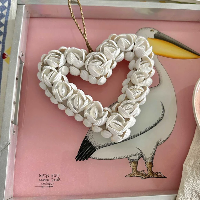 Deko Herz aus Muscheln