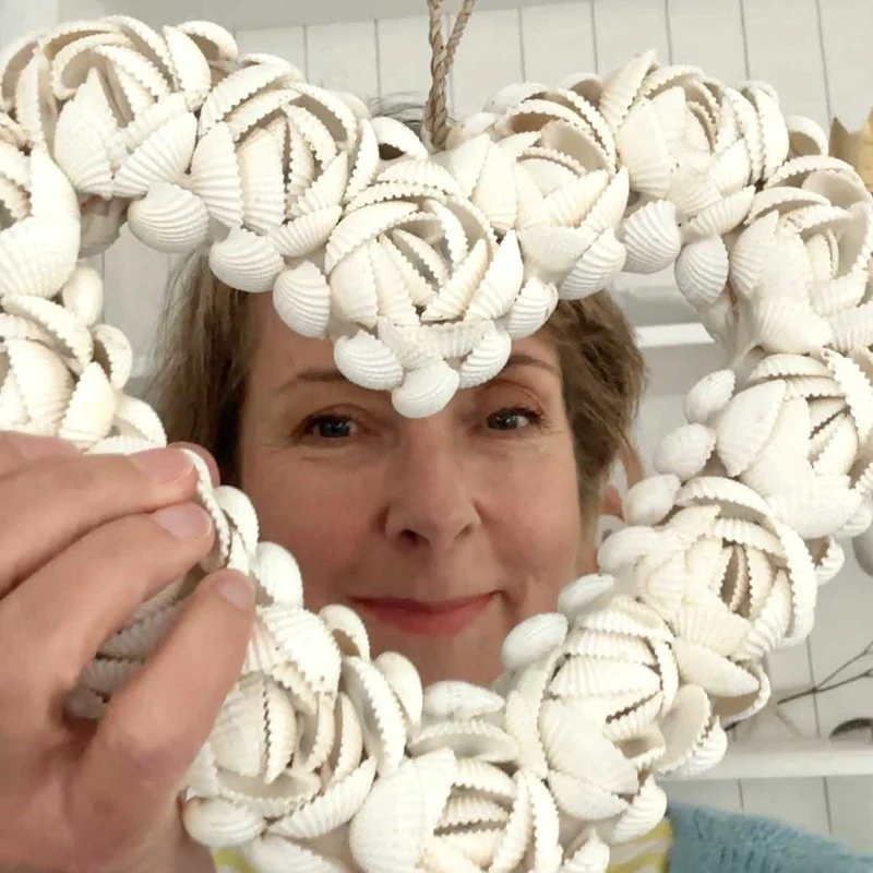 Deko Herz aus Muscheln