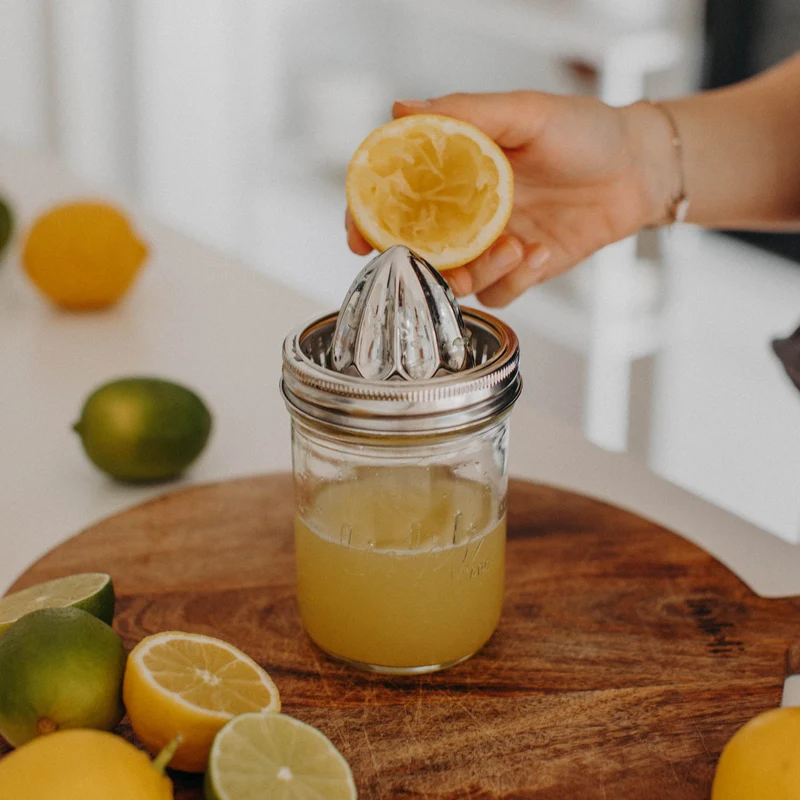 Zitronenpresse | Mason Jar | Edelstahl