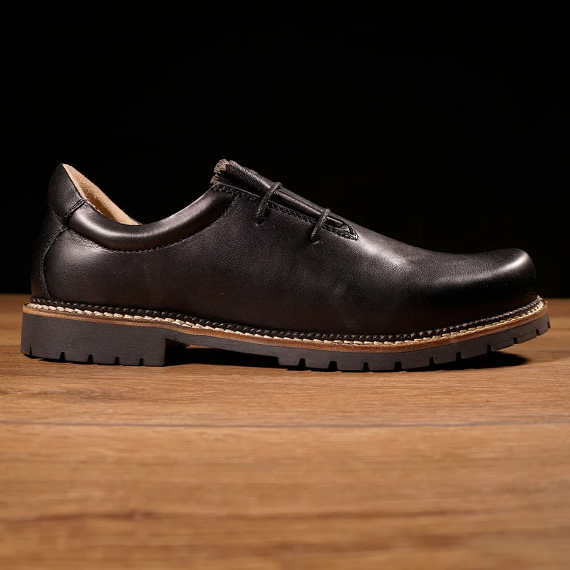 MeiSchua! Haferlschuhe Paul Schwarz Glattleder