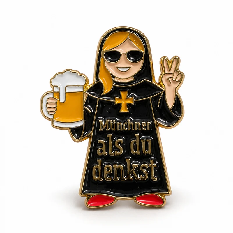 Anstecker Spruch "Münchner als du denkst"