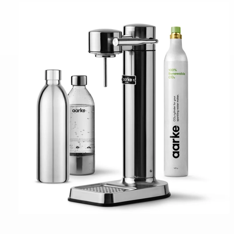 Aarke Carbonator 3 Komplett-Set - Wassersprudler + Flasche + CO2 Zylinder