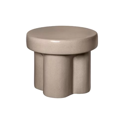 blomus TORU Keramik Hocker – Sitzhocker & Beistelltisch, Ø 40 cm