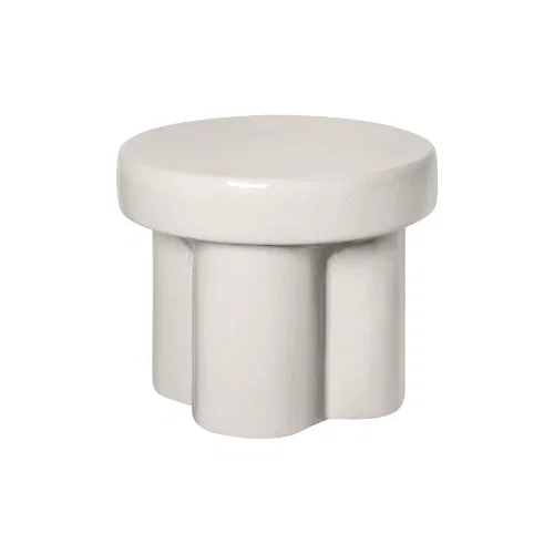 blomus TORU Keramik Hocker – Sitzhocker & Beistelltisch, Ø 40 cm