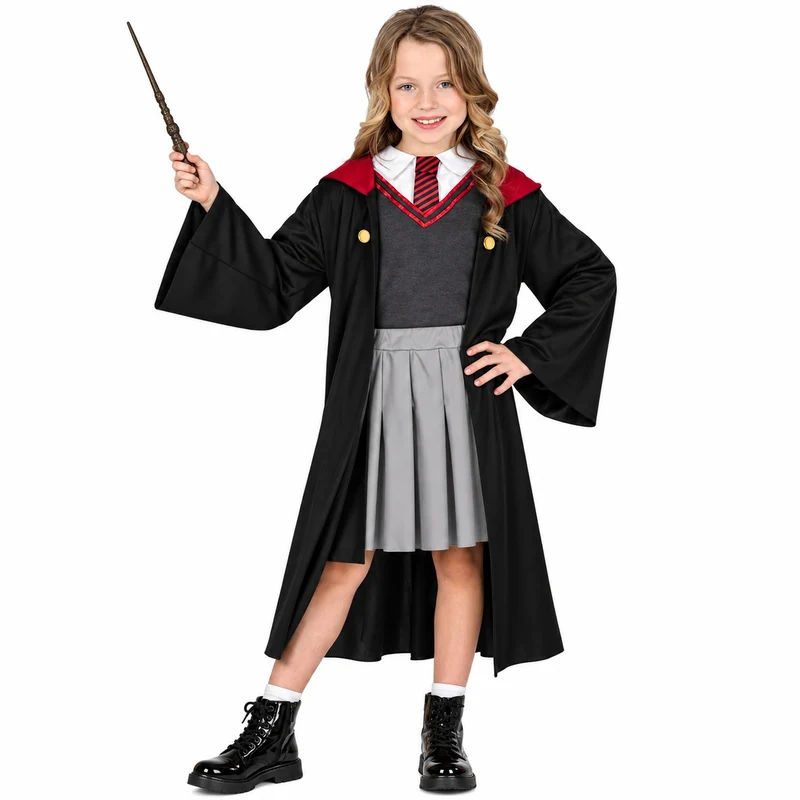 Halloween Kinderkostüm "Zauber Schülerin" | 6-tlg.