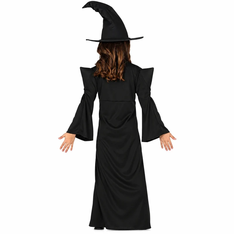 Halloween Kinderkostüm "Magierin" | Hexenhut und Kleid