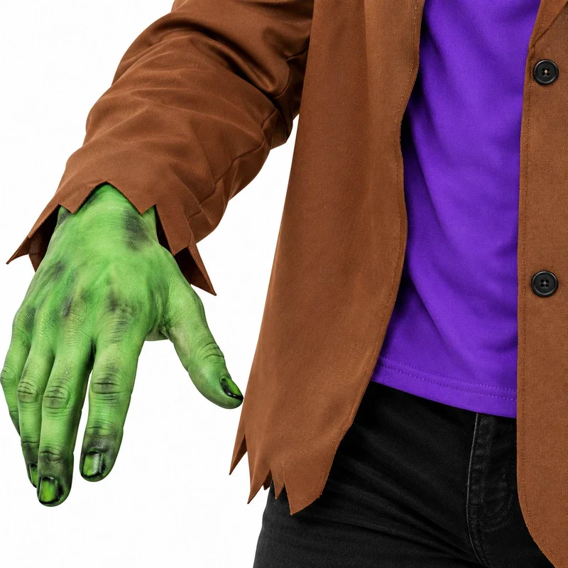 Halloween Herren Kostüm "Grünes Monster Frank" | 3-tlg.