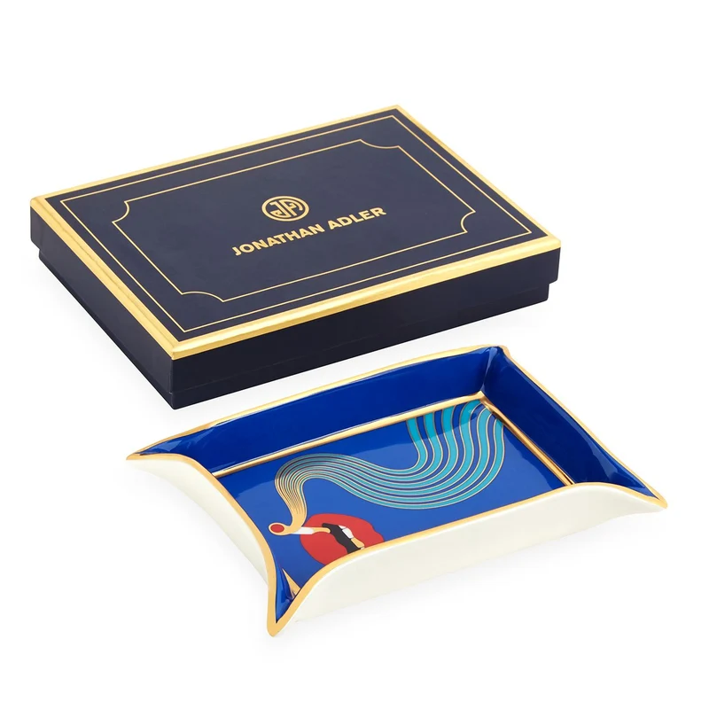 Aufbewahrungsschale FULL DOSE blau/gold