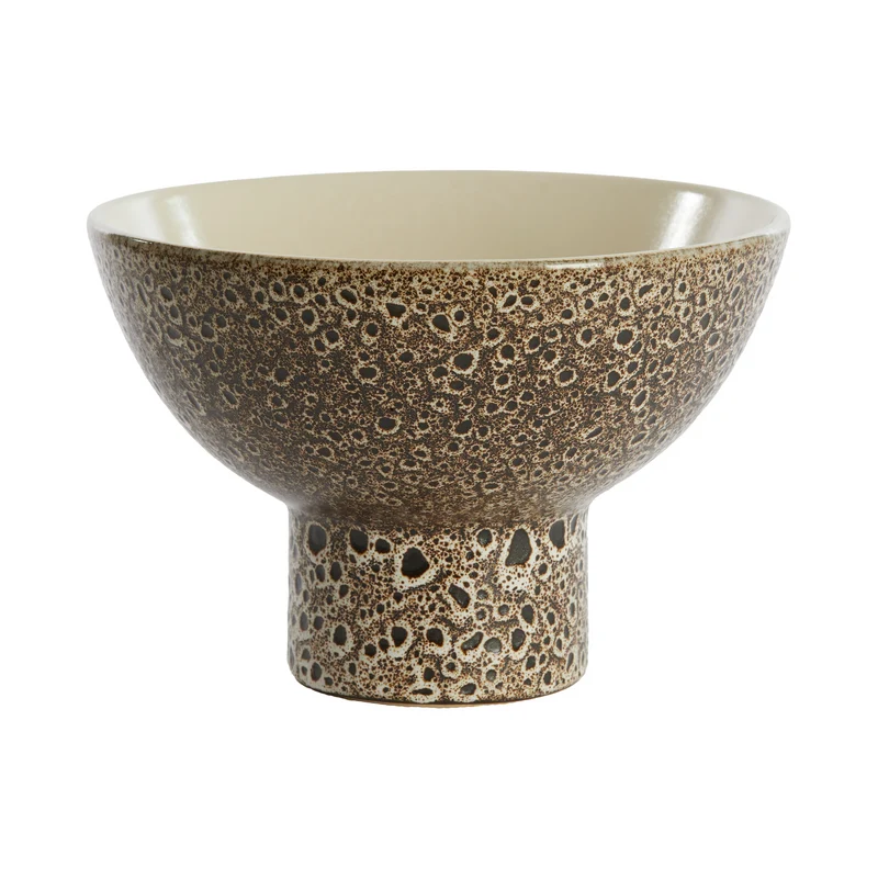 Schale auf Fuß KAVALA crème Ø31,5x21cm