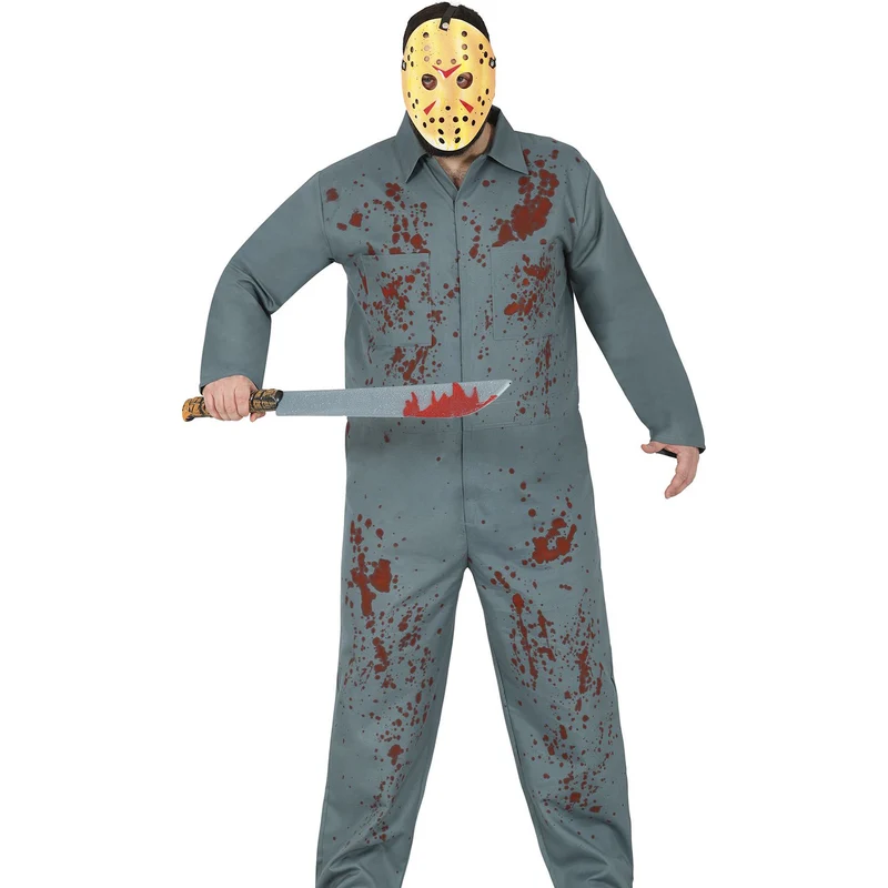 Halloween Herren Kostüm "Psycho" | Blutiger Overall