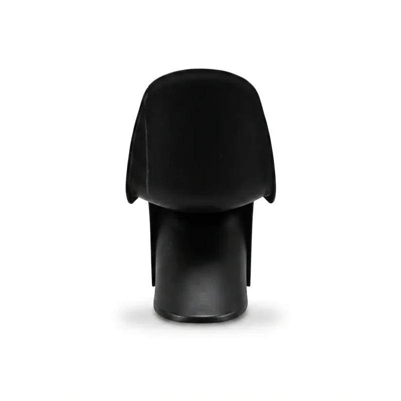 Vitra Panton Chair Junior – Vintage Kinderstuhl in Schwarz, Verner Panton