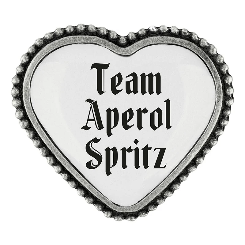 Team Aperol Spritz Pin | Herz