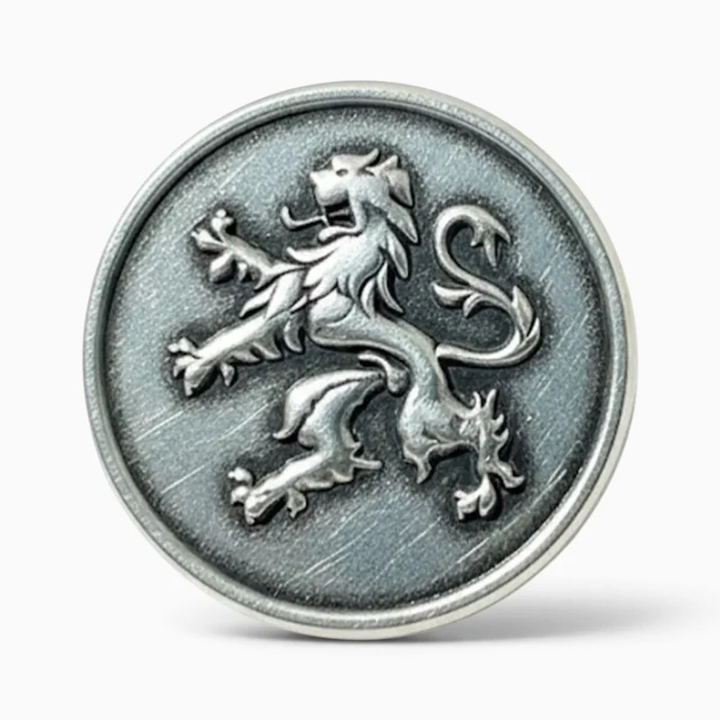 Ansteck-Pin "Löwenmünze"