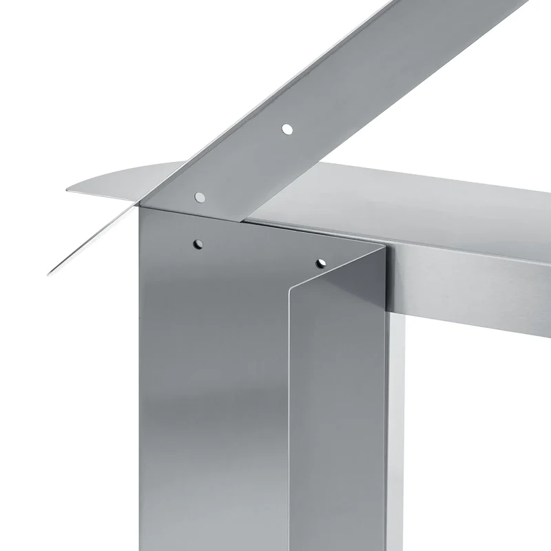 blomus ORU Sitzbank Flur – schmale Design Sitzbank aus Metall, 80 cm