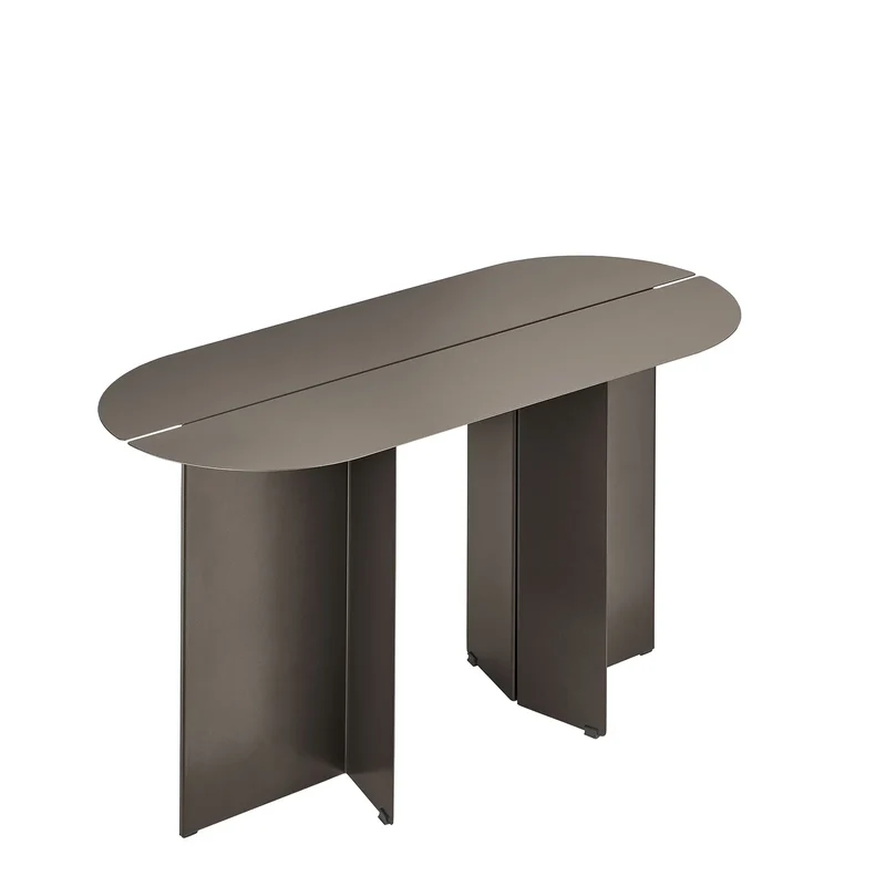 blomus ORU Sitzbank Flur – schmale Design Sitzbank aus Metall, 80 cm