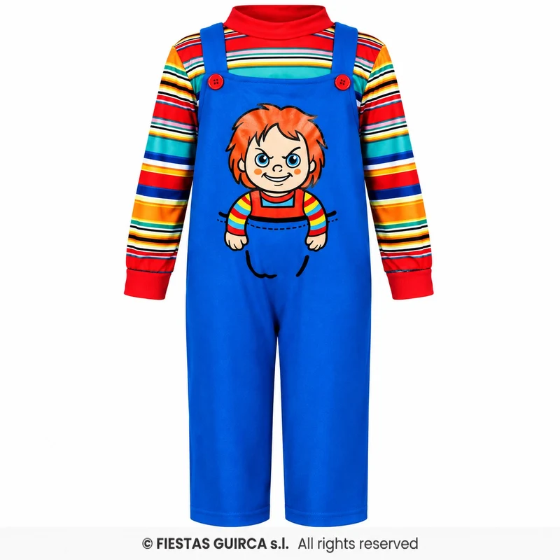 Halloween Babykostüm "Böse Puppe" für Kinder | Einteiler