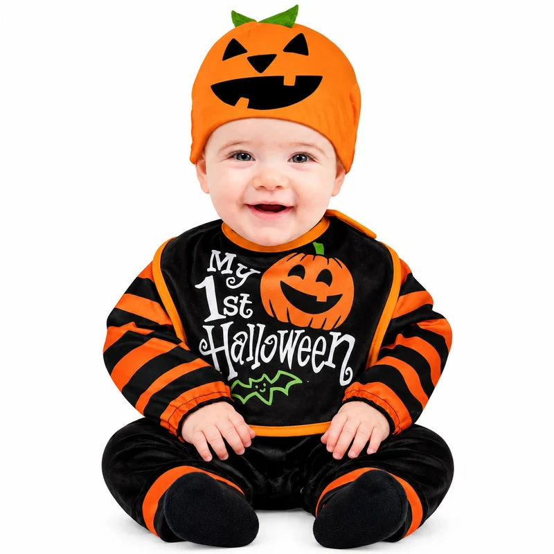 Halloween Babykostüm "My 1st Halloween - Kürbis"