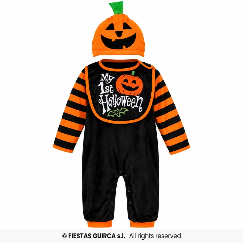 Halloween Babykostüm "My 1st Halloween - Kürbis"