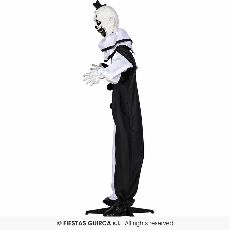 Halloween Figur "Terror Clown" Animiert | 205 cm - Bewegung, Sound & Licht