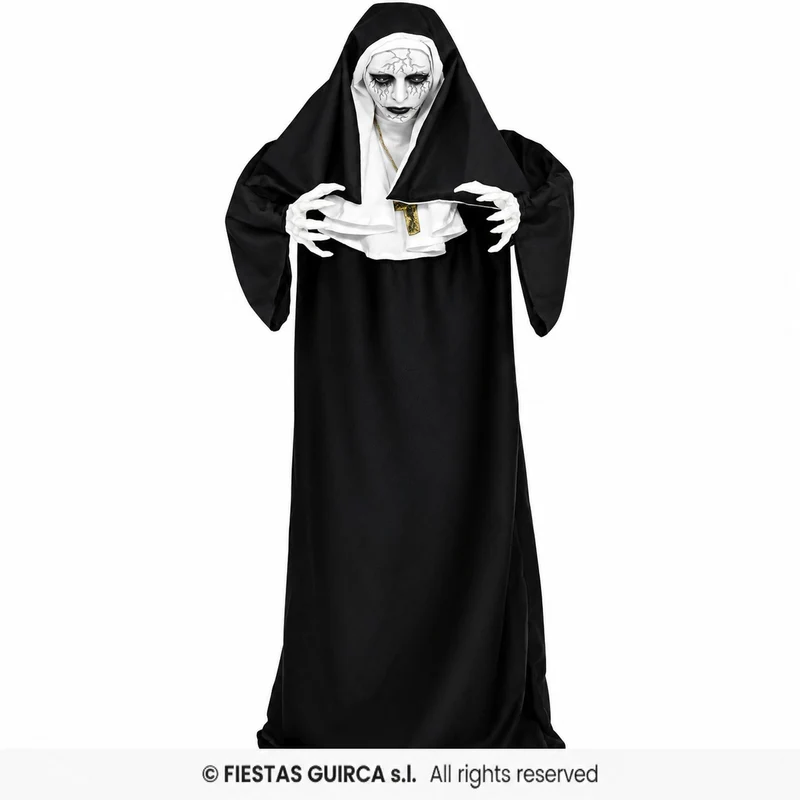 Halloween Figur "Horror Nonne" Animiert | 150 cm - Bewegung, Sound & Licht