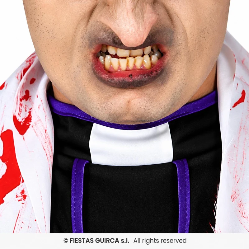 Halloween Herren Kostüm "Zombie Priester" | 3-tlg.