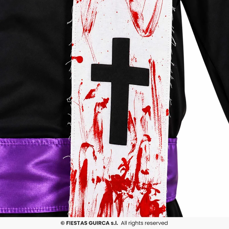Halloween Herren Kostüm "Zombie Priester" | 3-tlg.