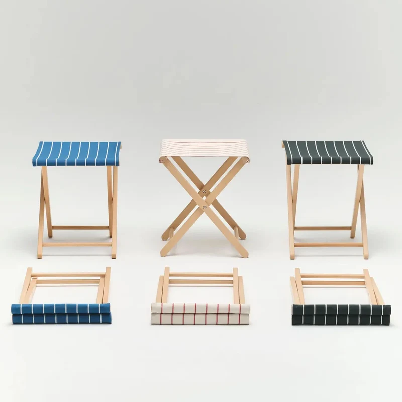 HAY Klapphocker Holz – Outdoor Market Folding Stool